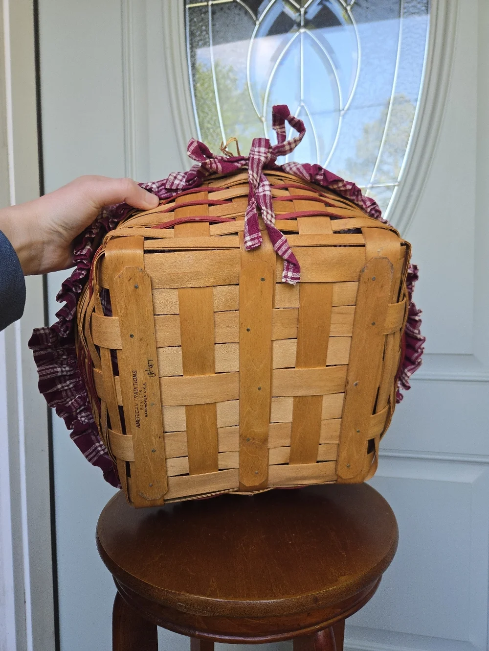 American Traditions Handwoven Basket
